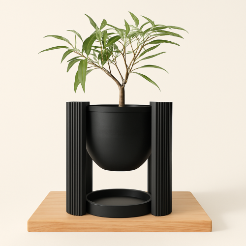 Doniczka Olinea 3D – Nowoczesna doniczka z PLA o opływowym designie