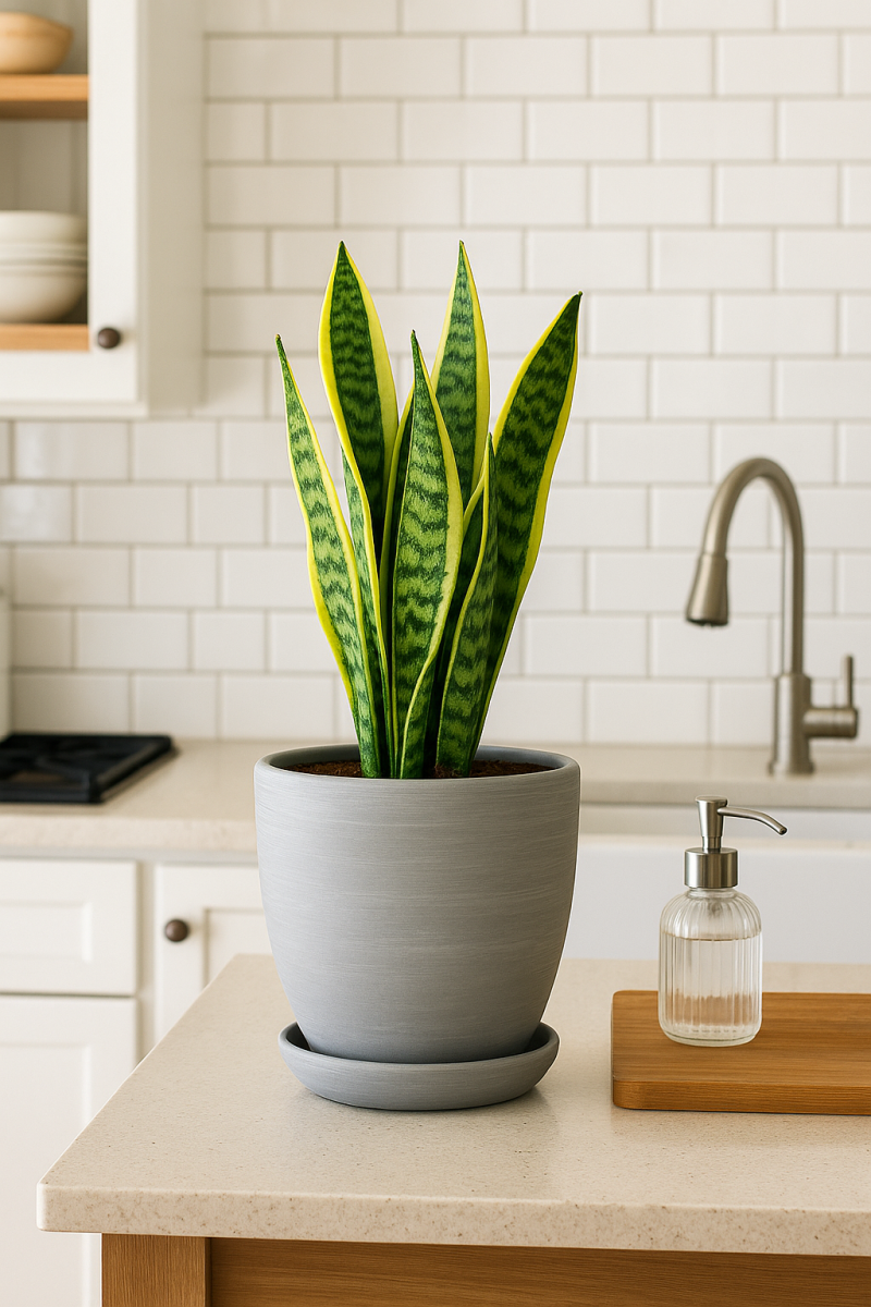 Doniczka ceramiczna z podstawką NOVA – szary beton  Nowoczesna elegancja do roślin domowych 31.png