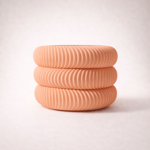 Doniczka Alona 3D – Minimalistyczna doniczka z PLA do wnętrz japandi i boho