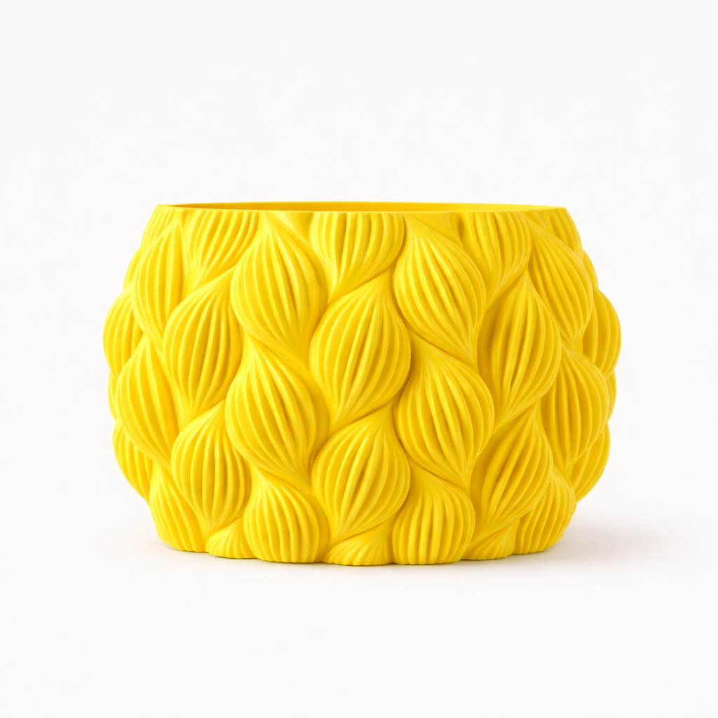 Doniczka Tavira 3D – Geometryczna doniczka z PLA tworzona na zamówienie_5