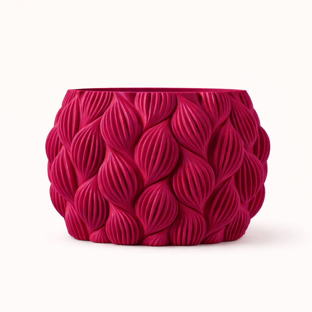 Doniczka Tavira 3D – Geometryczna doniczka z PLA tworzona na zamówienie_9